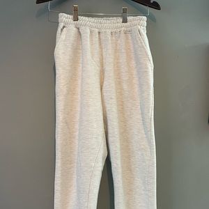 Missguided petite joggers. US 4 - white/gray. Very soft inside